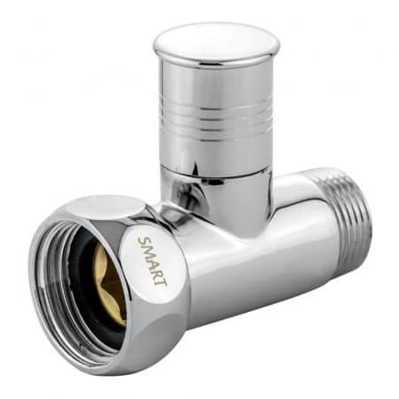 Вентиль прямой для полотенцесушителя 3/4"ВР х 1/2"НР SMART