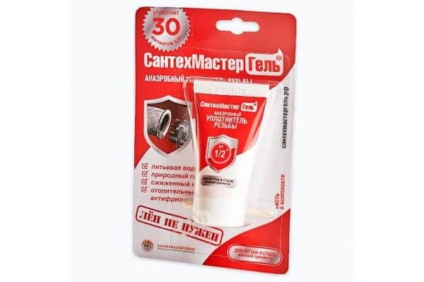 Гель "Сантехмастер" красный 15г