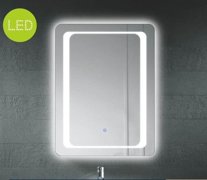Зеркало с LED подсветкой прямоугольное Ledeme LD693