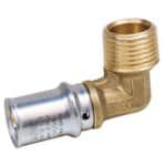 Уголок APE (3/4"х20) с наружной резьбой под пресс фитинг