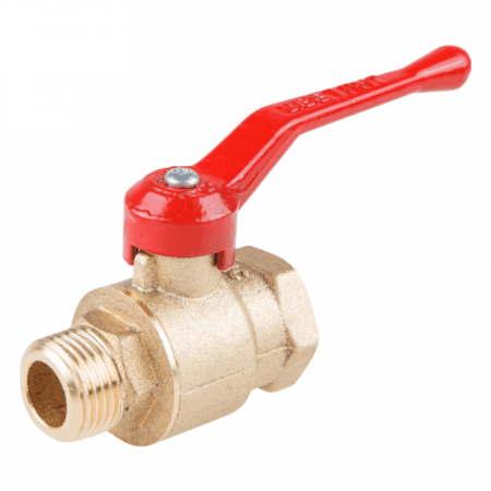 1.1/2" ВН / Кран шаровый DN 40 PN 1.6 МПАа 11б27n5 (вод), ручка рычаг, Цветлит