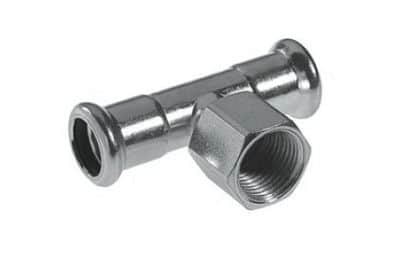 Тройник с внутренней резьбой Press 35хRp3/4х35 Kan-therm