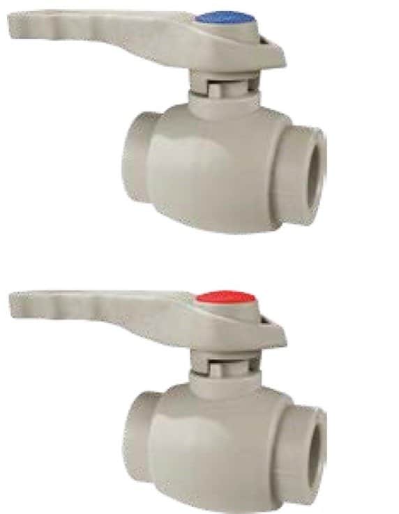 Кран шаровый PP d40 (Польша) Kan-therm