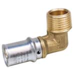 Уголок APE (1/2"х20) с наружной резьбой под пресс фитинг