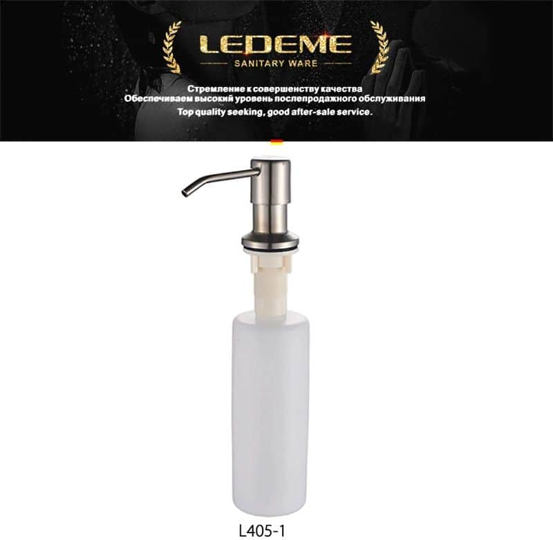 Дозатор встраиваемый в мойку Ledeme L405-1, сатин