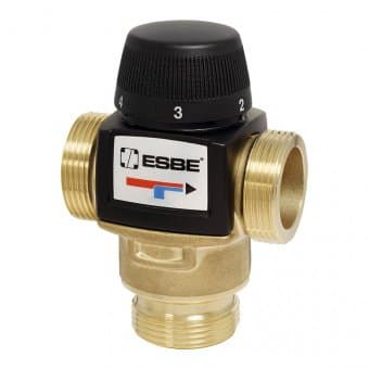 Термостатический смесительный клапан 1 1/4" НР 20-43°C VTA572 ESBE