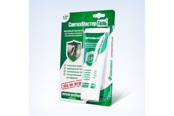 Гель "Сантехмастер" зеленый 60г