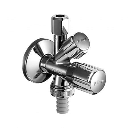 Вентиль угловой комбинированный 1/2" х 3/8" х 3/4" Schell comfort