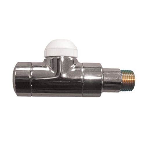 Клапан термостатический Herz TS-90 De Luxe 1/2" прямой, хром 792341