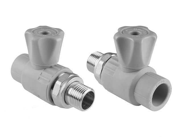 Кран шаровой для радиатора прямой 25х3/4" Valfex