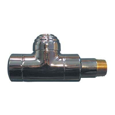 Запорный клапан Herz De Luxe 1/2" прямой, хром 1372541