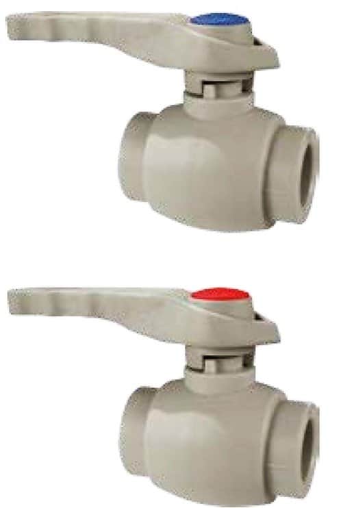 Кран шаровой PP d20 (Польша) Kan-therm