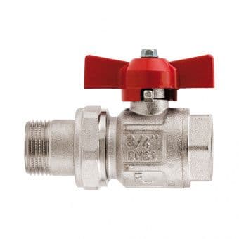 2" ВН / Кран шаровый с АМЕРИКАНКОЙ Ду50 IDEAL, ручка бабочка, ITAP 098